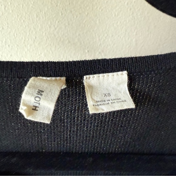 Moth Black Knit Top - Picture 2 of 3